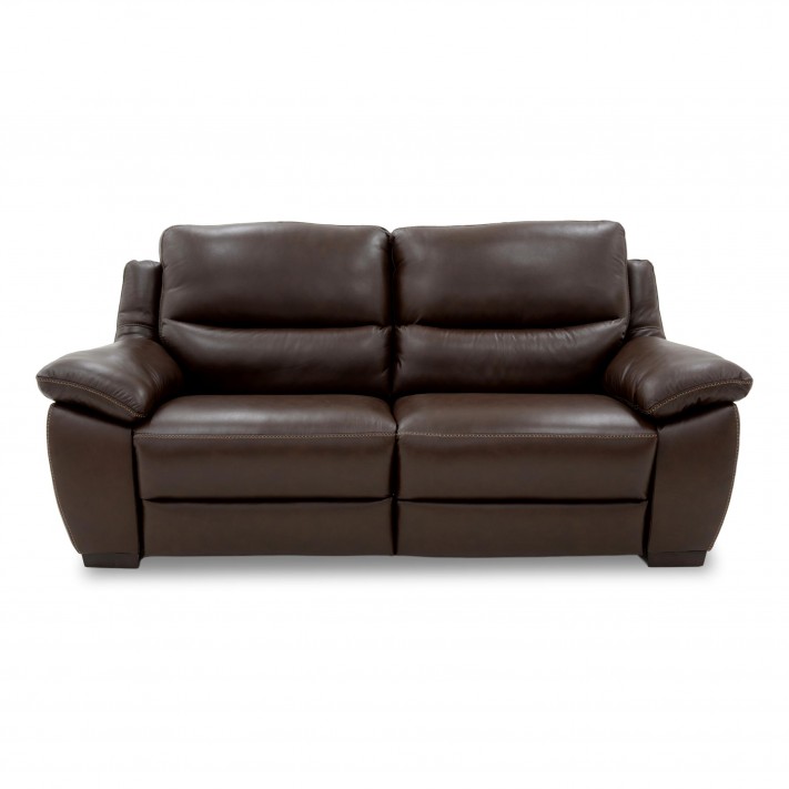 Sofá U214 2 lugares elétricos Couro Legítimo Idea Relax by