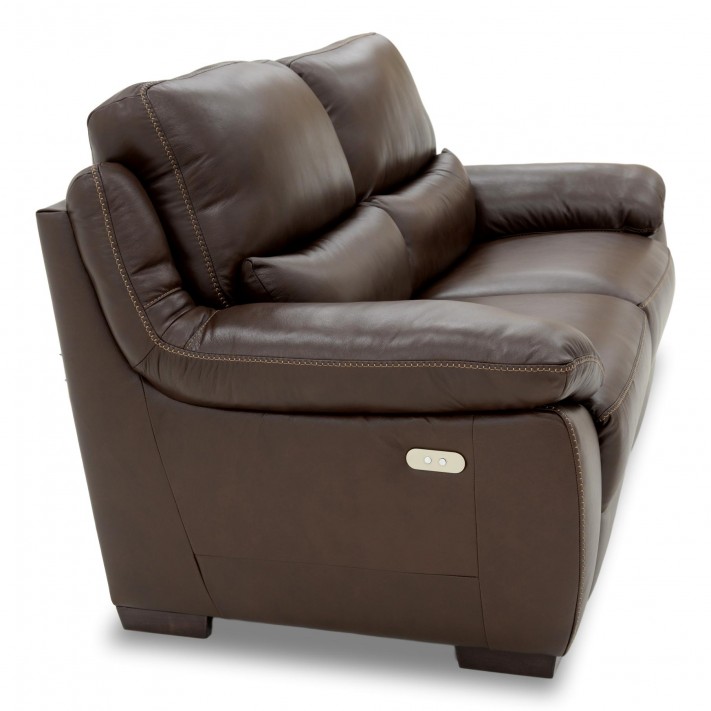 Sofá U214 2 lugares elétricos Couro Legítimo Idea Relax by