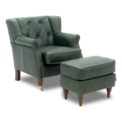 Poltrona London - Couro...