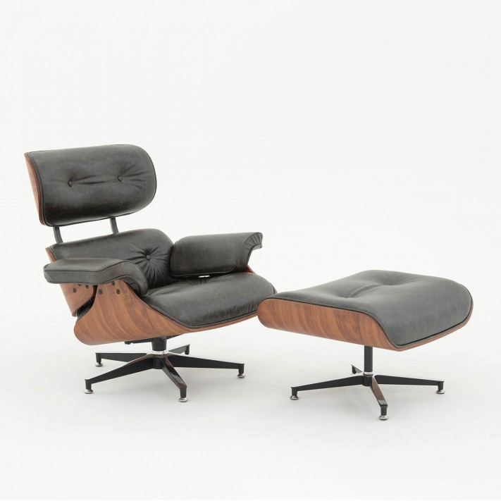 Poltrona Charles Eames - Couro Legítimo