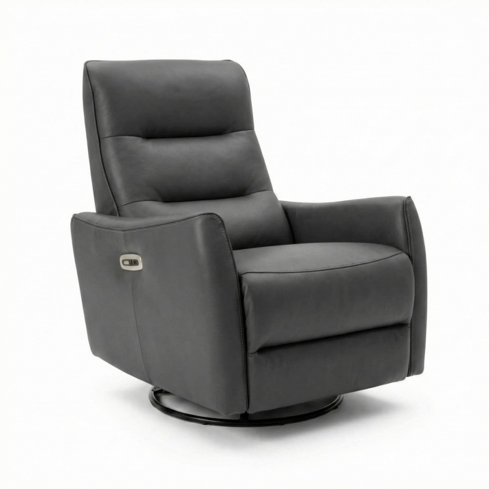 Poltrona Reclinável Hanna - Couro...