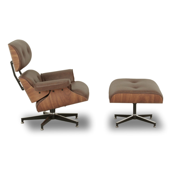 Poltrona Charles Eames - Couro Legítimo