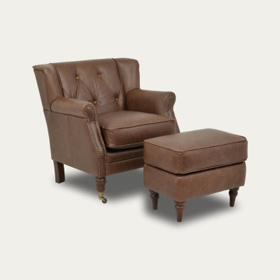 Poltrona London - Couro...