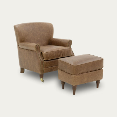 Poltrona Bristol - Couro...