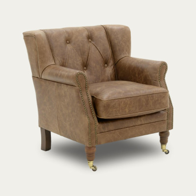 Poltrona London - Couro...