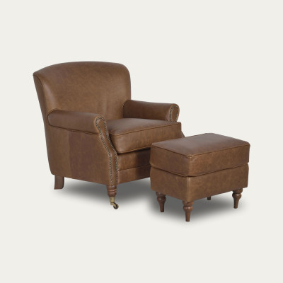 Poltrona Bristol - Couro...